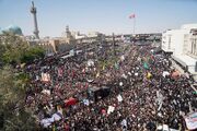 پایان مراسم تشییع باشکوه آقای شهید در نجف اشرف