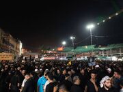 تشییع پیکر مطهر قائد شهید در کربلا