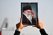 دل‌هایی که هزار کیلومتر دورتر، همراه بدرقه رهبر شهید بودند