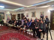 مجریان تلویزیون در منزل علی لاریجانی/ روایت همسر شهید از شباهت با شهید مطهری