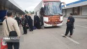خادمان اربعینی موکب شهدای مدافع حرم آمل راهی کربلا شدند