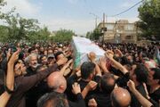 پیکر شهید امنیت علیرضا فتحی در ملایر ارام گرفت