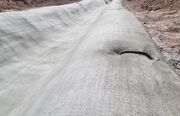 نخستین پوشش بتن پارچه‌ای کانال‌های آبیاری در فارس اجرایی شد