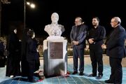 رونمایی از سردیس شهید «غلامرضا لنگری‌زاده» در کرمان