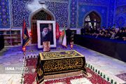  برگزاری مراسم چهلم رهبر شهید در حرم رضوی