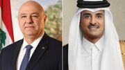 گفت‌وگوی تلفنی امیر قطر و رئیس‌جمهور لبنان