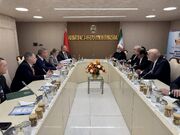 دیدار اژه ای با جمعی از تجار و فعالان اقتصادی ایرانی و هندی