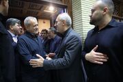 حضور رئیس جمهور در مراسم ختم مادر رئیس سازمان برنامه و بودجه
