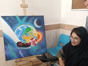 از نقاشی عشق به تراکتور تا رؤیای شنیدن صدای مادر/ اینجا رنگ‌ها از امید می‌گویند