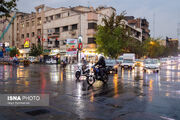 هشدار رگبار باران و کاهش دما برای تهران