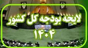 کلیات لایحه بودجه ۱۴۰۴ تصویب شد