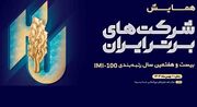 درخشش ستاره‌های گروه مالی گردشگری در IMI-100