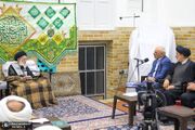 حاجی میرزایی در دیدار با آیت‌الله العظمی شبیری زنجانی: دولت با حفظ اقتدار ملی و در چارچوب عزت، حکمت و مصلحت امور کشور را پیش می‌برد