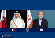 گفت‌وگوی سران ایران و قطر/ قدردانی پزشکیان از نقش دوحه در کاهش تنش‌ها و پیشبرد روند دیپلماسی/ تاکید سران دو کشور بر بهره‌گیری از فضای پساتوافق برای تقویت همکاری‌های منطقه‌ای