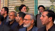 حضور فرزندان آیت‌الله العظمی ‌سیستانی در آیین تشییع رهبر شهید انقلاب در نجف اشرف + عکس