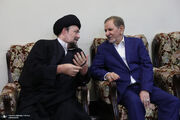 مراسم تشییع و تدفین همسر آیت الله موسوی بجنوردی (ره) در حرم امام خمینی (س)-3