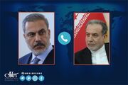 گفت‌وگوی تلفنی وزرای خارجه ایران و ترکیه در خصوص مذاکرات برای تنگه هرمز
