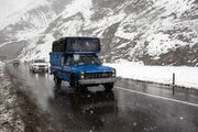 برف و باران در جاده‌های ۱۸ استان ایران