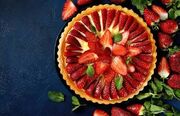 طرز تهیه تارت فلپ‌جک توت‌فرنگی با پنیر ریکوتا؛ دسری ساده و خوشمزه