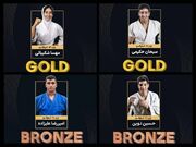 تیم ملی جودو نوجوانان ایران در آسیا سوم شد