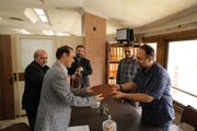 دیدار معاون صدا با فرزند شهید سید جعفر آزاد | تأکید بر تکریم خانواده شهدا در رسانه ملی