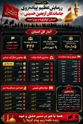 بیش از ۱۱۰ هزار نفر در مراسم پیاده روی جاماندگان اربعین حسینی استان شرکت کردند