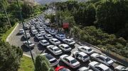ترافیک سنگین در محور چالوس و آزادراه قزوین ـ کرج ـ تهران