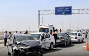 تصادف زنجیره‌ای در محور اهواز به آبادان ۴ کشته و زخمی برجای گذاشت