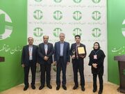 افتخاری سیمین برای گامی سبز که با عشق طی شد