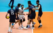 تیم ملی والیبال ایران در یک قدمی نشان طلا قرار گرفت