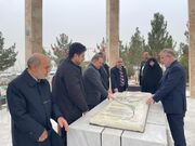 گلباران گلزار شهدای گمنام در دانشکده علوم پزشکی البرز