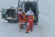 امدادرسانی هلال احمر به ۸۹۴۱ گرفتار شده در برف و کولاک