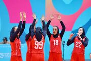 پیروزی تیم ملی والیبال زنان ایران مقابل هنگ کنگ