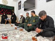 دیدار مسئولان سپاه استان البرز، با خانواده شهیدان مصطفی بیات و غلامرضا سوری