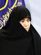 خواهران طلبه در کف میدان حضور دارند