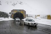 بارش برف در این محورها؛ جاده چالوس و آزادراه تهران شمال باز شد
