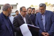 وزیر بهداشت از روند ساخت و پیشرفت فیزیکی بیمارستان تخصصی سوختگی و تروما دیدن کرد