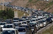 ترافیک در جاده چالوس و هراز سنگین است