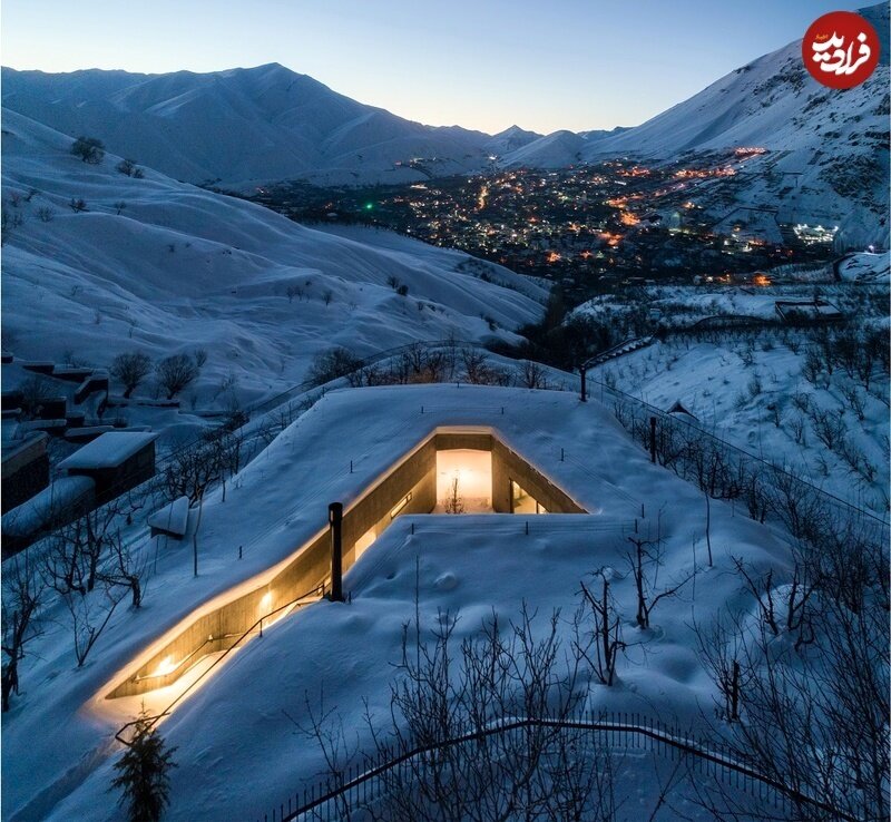 گزارش تصویری| ویلای «غارمانند» لواسان برنده جایزه جهانی معماری شد