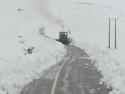 آغاز بارش برف در گردنه‌ها و نقاط کوهستانی اصفهان/رانندگان از تردد غیر ضروری بپرهیزند