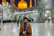 ببینید | سیدمحمدمهدی نصرالله فرزند شهید سیدحسن نصرالله در لباس پدر