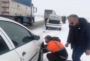 الزام استفاده از زنجیرچرخ در جاده‌های گلستان؛ هشدار راهداری به رانندگان