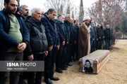 تصاویری از مراسم خاکسپاری رضا رویگری