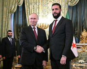 دیدار پوتین با جولانی در کاخ کرملین