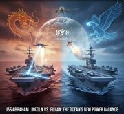 تقابل در اقیانوس / مقایسه ناوهای هواپیمابر آبراهام لینکلن و فوجیان