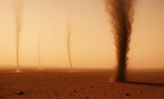 ببینید | ثبت گردباد گرد و غبار روی مریخ با دوربین مریخ‌نورد پرسویرنس