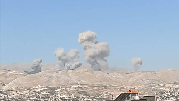 حمله هوایی گسترده اسرائیل به شمال و شرق لبنان