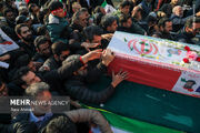عکس/ تشییع پیکر مطهر شهید مدافع امنیت «مهدی ظریف» در مشهد