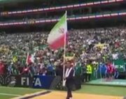 فیلم/ نمایش پرچم ایران در مراسم افتتاحیه جام جهانی ۲۰۲۶