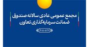 افزایش ۱۲۷ درصدی سرمایه صندوق ضمانت سرمایه‌گذاری تعاون | وزارت تعاون، کار و رفاه اجتماعی